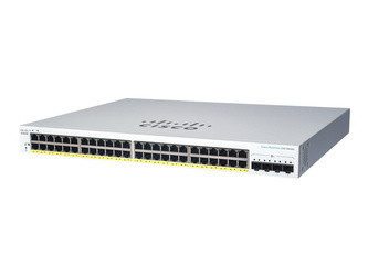 CISCO Business Switching CBS220 Smart 48-port Gigabit PoE 382W 4x1G SFP uplink