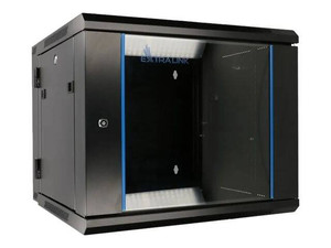 EXTRALINK 6U 600X600 AZH wisząca szafa rack swing type czarna