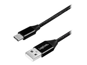 LOGILINK CU0139 LOGILINK - Kabel USB 2.0, USB-A męski na USB-C męski, 0,3 m