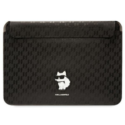 Pokrowiec Karl Lagerfeld Saffiano Monogram Choupette na laptopa 14` - czarny