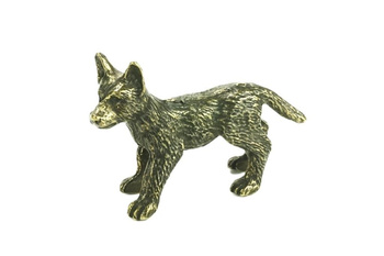 Figurka metalowa Wilk ABINO