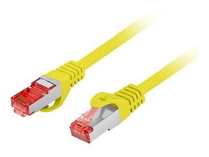 LANBERG Patchcord CAT.6 S/FTP LSZH CU 1m yellow Fluke Passed