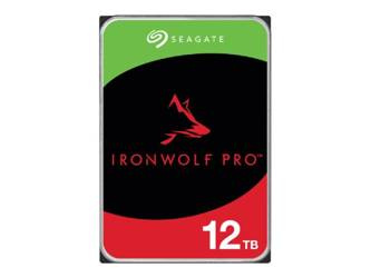 SEAGATE Ironwolf PRO Enterprise NAS HDD 12TB 7200rpm 6Gb/s SATA 256MB cache 8.9cm 3.5inch 24x7 for NAS RAID Rackmount Systeme BLK