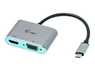 i-tec USB-C do HDMI i VGA Adapter 1x HDMI 4K/30Hz 1x VGA 1080p/60Hz