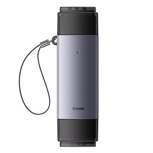 Czytnik kart Baseus Lite Series USB-A/USB-C 3.0 SD/TF - szary