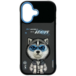 Etui Nimmy Cool&Cute 2.0 Wolf na iPhone 17 - czarne