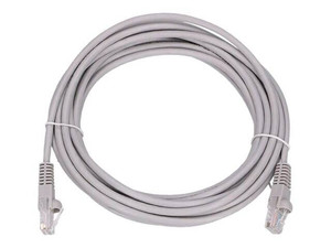 EXTRALINK LAN patchcord CAT.5E UTP 5m kabel czysta miedź szary