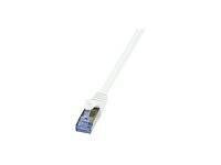 LOGILINK CQ3071S LOGILINK Patchcord Cat.6A 10G S/FTP PIMF PrimeLine 5m biały