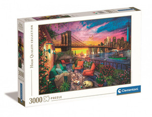 Puzzle 3000 HQ Manhattan balcony sunset 33552