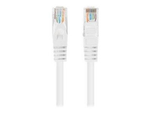 LANBERG Patchcord Cat.6 UTP 0.5m white 10-pack