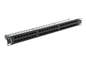 LANBERG PPU6-1048-B Lanberg Patch Panel 48 port 1U, kat. 6, czarny
