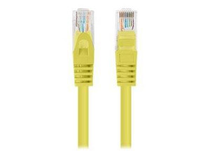 LANBERG Patchcord Cat.5e UTP 3m yellow 10-pack