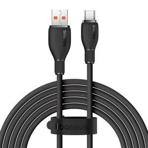 Kabel Baseus Pudding Series 100W USB-A - USB-C 2m - czarny