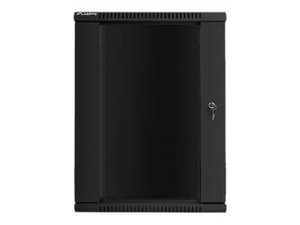 LANBERG WF01-6618-10B Lanberg szafa wisząca rack 19 18U 600x600mm czarna (drzwi szklane)