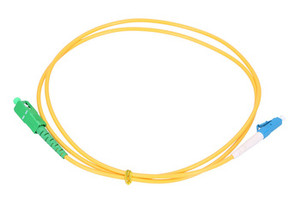 Extralink SC/APC-LC/UPC | Patchcord | Jednomodowy, Simplex, G657A, 3mm, 1m