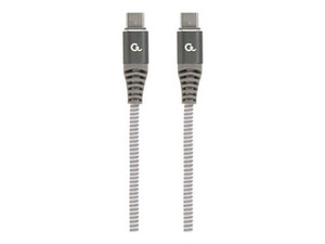 GEMBIRD CC-USB2B-CMCM100-1.5M Kabel premium do ładowania i transmisji danych 100W Typ-C Power Delivery PD 1.5 m