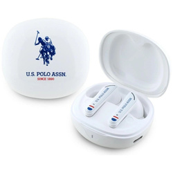 Słuchawki TWS US Polo DH Logo Bluetooth - białe