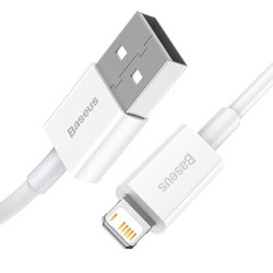 Kabel USB - Lightning Baseus Superior 1,5m Biały