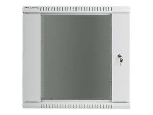 LANBERG WF01-6412-10S Lanberg szafa wisząca rack 19 12U 600x450mm szara (drzwi szklane)