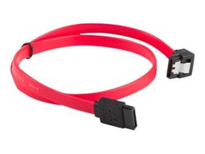 LANBERG CA-SASA-13CU-0050-R Lanberg kabel SATA III Data 6 Gb/s 50cm metalowe zatrzaski, kątowy