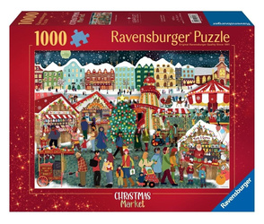 Puzzle 2D: Jarmark Świąteczny 1000el