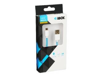 IBOX microUSB cable data + power 1m