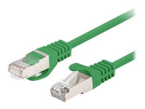 LANBERG Patchcord Cat.6 FTP 0.5m green 10-pack