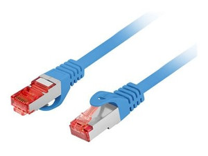LANBERG Patchcord CAT.6 S/FTP LSZH CU 1m blue Fluke Passed