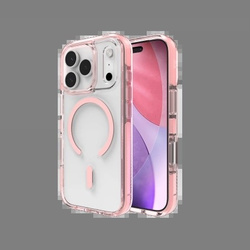 Etui ZAGG Santa Cruz Snap MagSafe na iPhone 17 Pro - różowe