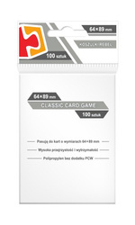 Koszulki na karty Rebel (63,5x88 mm) "Classic Card Game", 100 sztuk