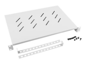 LANBERG AK-1004-S Lanberg półka do szaf 19 483X300mm 1U, udźwig do 25kg szara