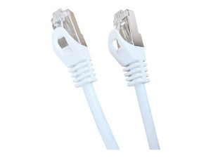 GEMBIRD PP6A-LSZHCU-W-0.25M patchcord RJ45 cat.6A SFTP LSZH 0.25m biały