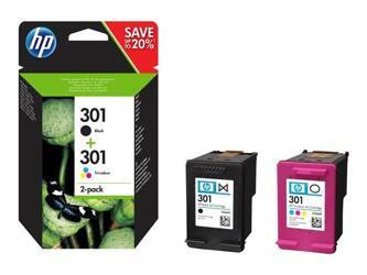 HP N9J72AE Zestaw HP 301 black + tri-color