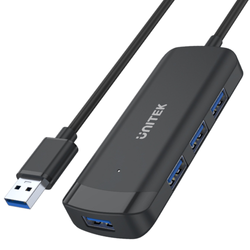 Unitek Hub USB 3.1 5Gbps 4 porty USB-A kabel 150cm