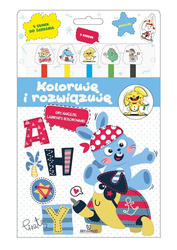 Koloruję i rozwiązuję wer. niebieska