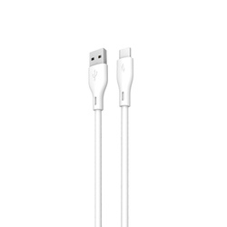 Dudao przewód kabel USB / USB Typ C 5A 1m biały (L2T 1m white)