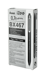 Długopis 0,7 mm BX467 czarny 12 szt.
