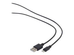 GEMBIRD CC-USB2-AMLM-1M Gembird kabel USB do 8-pin ładowanie transmisja (Ipad,Iphone5/6/7/8/X)1m czarny