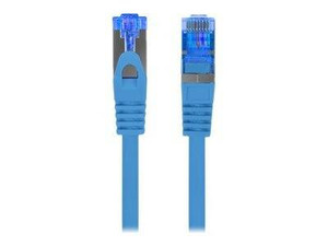 LANBERG Patchcord Cat.6A S/FTP LSZH CCA 0.25m blue