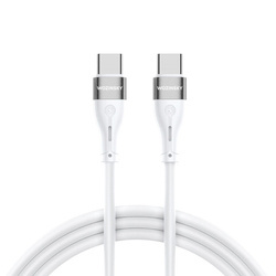 Kabel Wozinsky WSTCC1 USB-C / USB-C PD 65W 1 m - biały