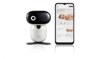 Motorola | Wi-Fi HD Motorized Video Baby Camera | PIP1010 | Remote pan, tilt and zoom; Two-way talk; Secure and private connection; 24-hour event moni