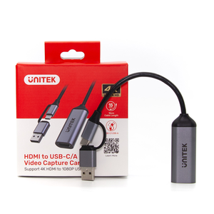 Unitek Grabber video USB-C/A, 4K HDMI 1.4b  V1167A