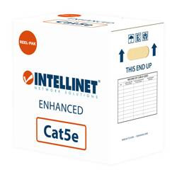 INTELLINET Skrętka UTP drut 305m Cat5e 100 miedź
