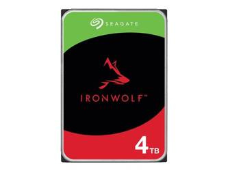 SEAGATE NAS HDD 4TB IronWolf 5400rpm 6Gb/s SATA 256MB cache 3.5inch 24x7 CMR for NAS and RAID rackmount systems BLK