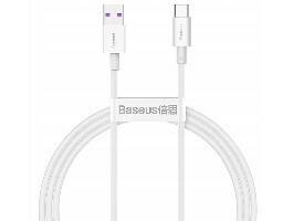 BASEUS Kabel USB do USB-C Superior Series, 66W, 1m  (CATYS-02) Biały