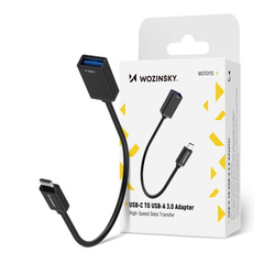 Adapter Wozinsky WOTGY1S USB-C 3.0 (męski) - USB-A 3.0 (żeński) OTG - czarny