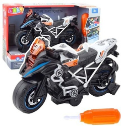 Motor wyścigowy do skręcania czarny