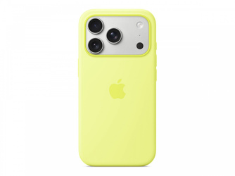 APPLE iPhone 17 Pro Silicone Case with MagSafe - Neon Yellow