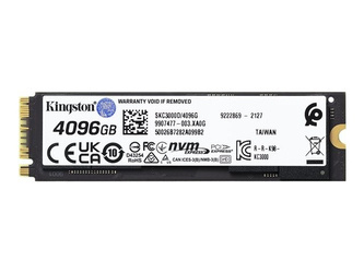 KINGSTON KC3000 4096GB PCIe 4.0 NVMe M.2 SSD