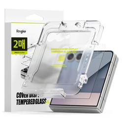 Szkło hartowane Ringke Cover Display Easy Slide 2-pack na Samsung Galaxy Z Flip 7 - przezroczyste